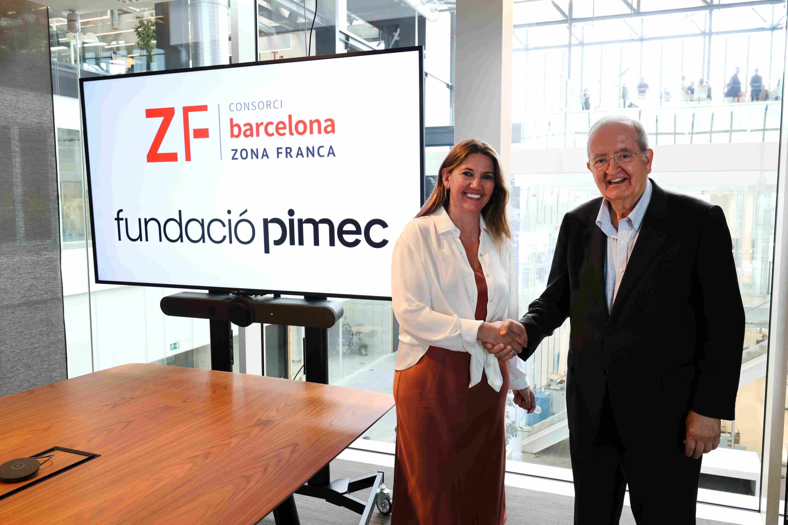 El Consorcio de la Zona Franca de Barcelona y la Fundació Pimec se unen para impulsar el programa Emppersona – Segunda Oportunidad